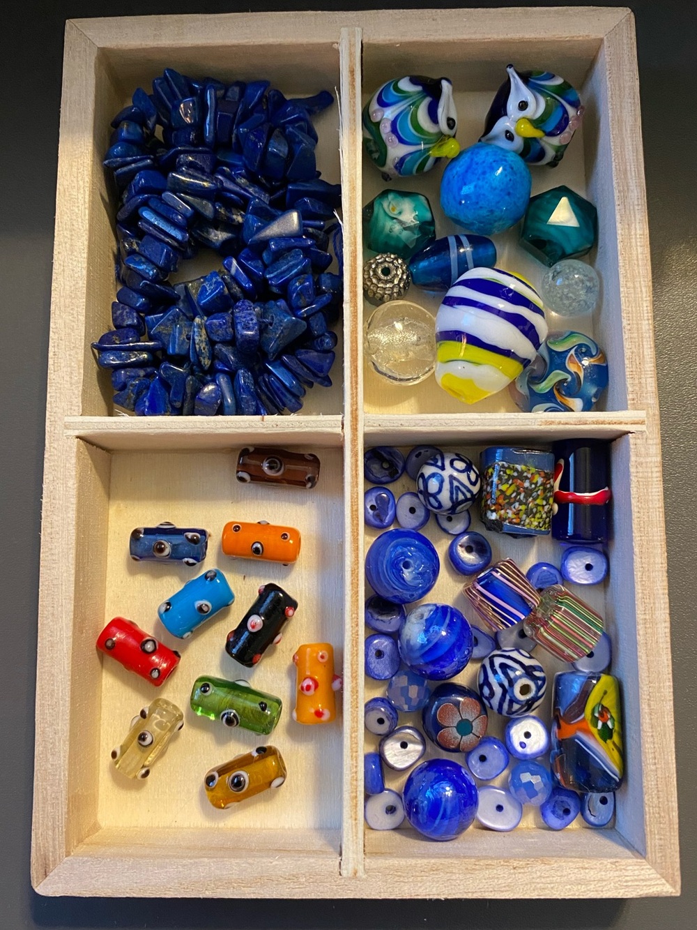 Bead Lot Natural Stone Beads Glass Beads Shell Bead Lot - Picture 3 of 12